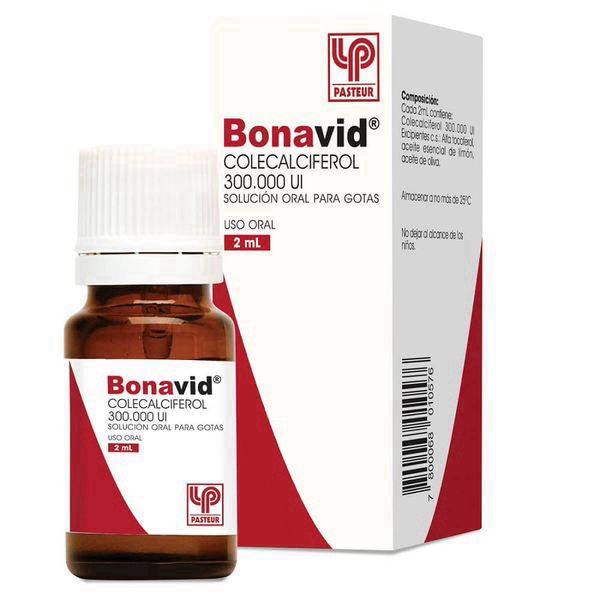 Imagen de Bonavid 300.000 UI / 2 mL Colecalciferol (Vitamina D3)